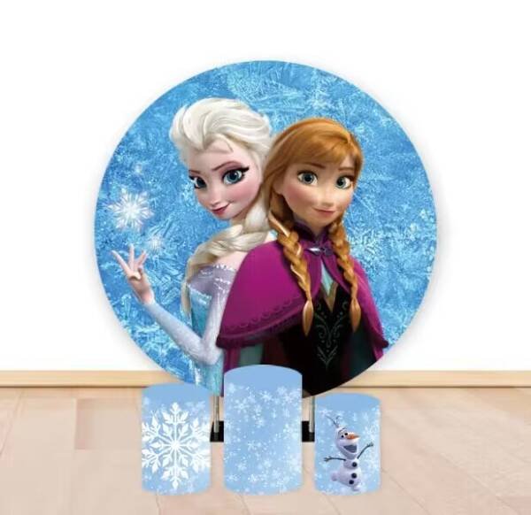 Forros de tela para decoraciones de fiesta de frozen