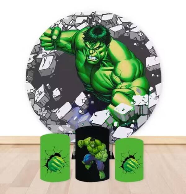 Forros de tela para decoraciones de hulk